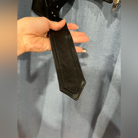 Bebe black bovine Leather Biker Jacket ((please read the description)) - Picture 8 of 16